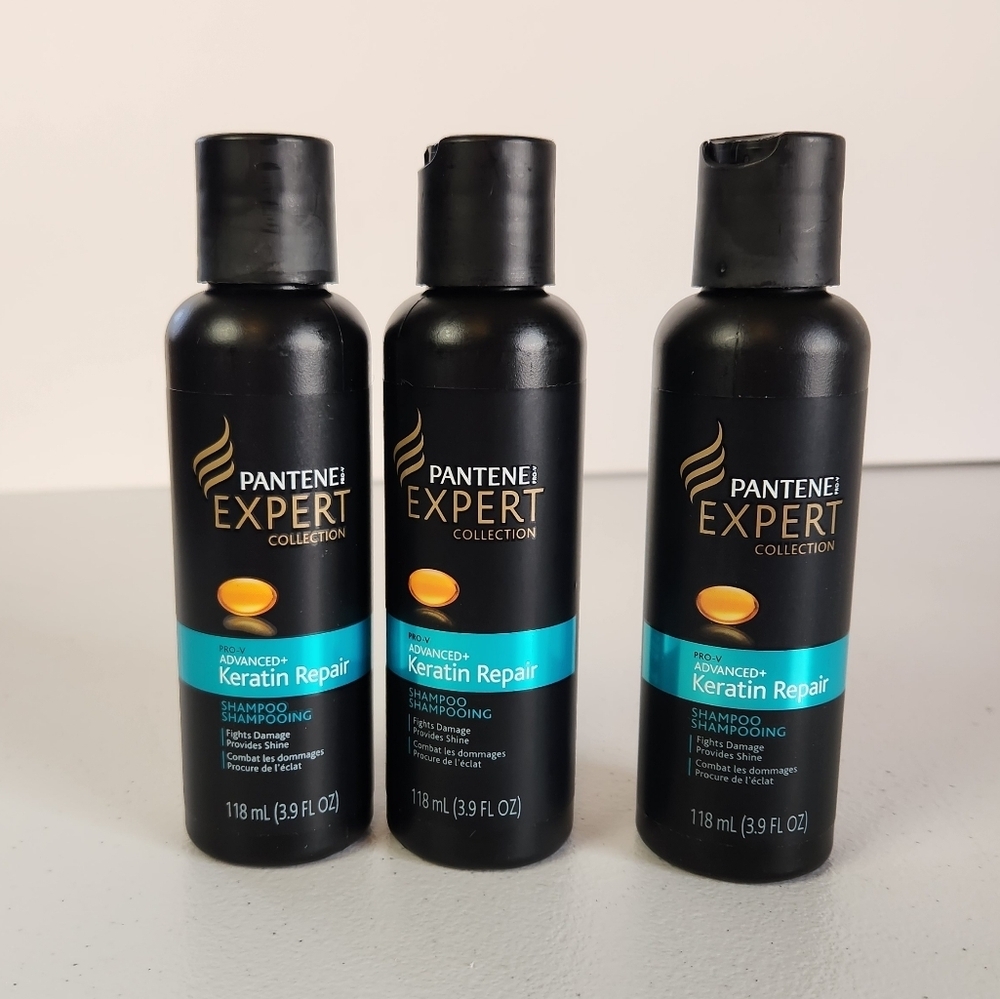 Pantene Pro-V Expert Collection Advanced Keratin Repair Shampoo 3.9 fl.oz x3 New